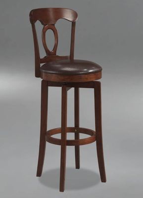 Corsica Swivel Bar Stool with Vinyl Seat - Hillsdale Furniture - 4166-832