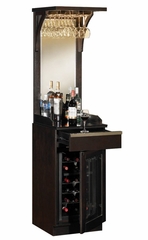 Cortina Wine Curio in Espresso - Classic Flame - DC995E451-1819