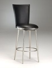 Counter Bar Stool - Bristol Black Vinyl Swivel Counter Stool - 4373-828