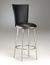 Counter Bar Stool - Bristol Black Vinyl Swivel Counter Stool - 4373-828