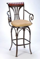 Counter Bar Stool - Fairfield Counter Stool with Memory Swivel - Hillsdale Furniture - 4706-827