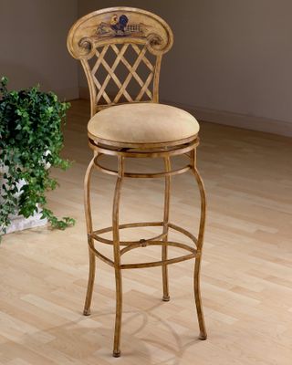 Counter Bar Stool - Rooster Swivel Counter Stool - 41344