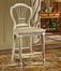 Counter Bar Stool - Wilshire Non-Swivel Counter Stools in Antique White (Set of 2) - Hillsdale Furniture - 4508-806