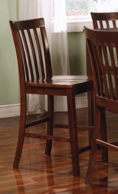 Counter Height Chair (Set of 2) in Rich Walnut - Coaster