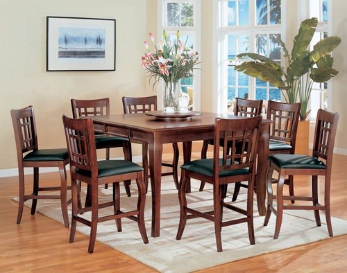 Counter Height Dining Table and Stool Set - Coaster