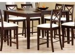 Counter Height Dining Table in Cappuccino - Coaster