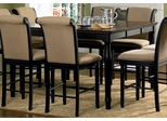 Counter Height Dining Table in Rich Cappuccino - Coaster