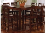 Counter Height Dining Table in Rich Walnut - Coaster