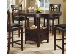 Counter Height Table in Dark Cappuccino - Coaster - 102888