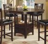 Counter Height Table in Dark Cappuccino - Coaster - 102888