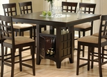 Counter Height Table in Rich Cappuccino - Coaster