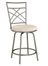 Counter Stool - Antique Gold Accented Pewter - Powell Furniture - 600-430
