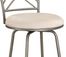 Counter Stool - Antique Gold Accented Pewter - Powell Furniture - 600-430