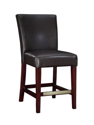Counter Stool - Brown Bonded Leather - Powell Furniture - 749-918
