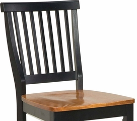 Counter Stool in Black/Oak - 5003-89