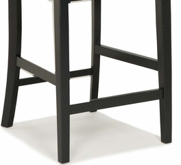 Counter Stool in Black/Oak - 5003-89