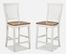 Counter Stool in White/Oak - 5002-89