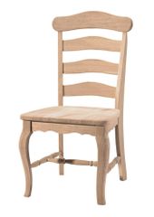 Country French Chair with Solid Seat (Set of 2) - C-219P
