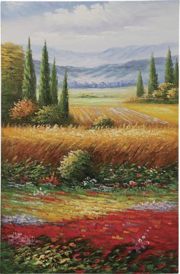 Countryside Colors Oil Painting - 960590