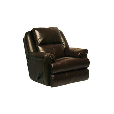 Crosby Leather Recliner in Mahogany - Catnapper