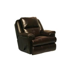 Crosby Leather Recliner in Mahogany - Catnapper