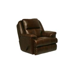 Crosby Leather Recliner in Tobacco - Catnapper