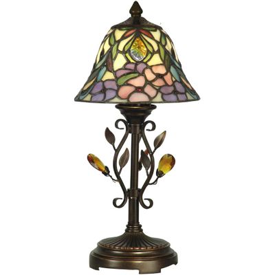 Crystal Peony Accent Lamp - Dale Tiffany