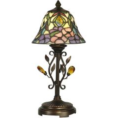 Crystal Peony Accent Lamp - Dale Tiffany