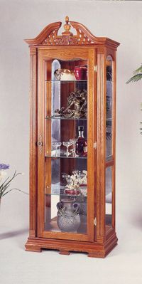Curio Cabinet in Oak - Coaster