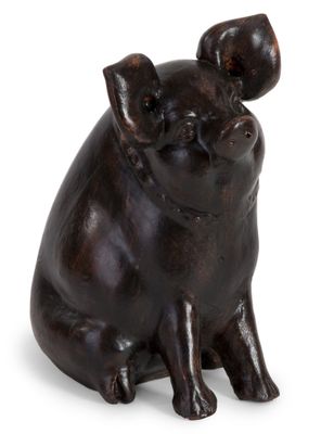 Curious Pig Figurine - IMAX - 13423