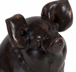 Curious Pig Figurine - IMAX - 13423