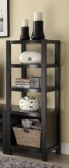 Curved Front Media Tower in Coffee Bean - 800355