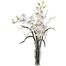 Cymbidium Silk Flower Arrangement - Nearly Natural - 1183-WH