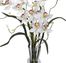 Cymbidium Silk Flower Arrangement - Nearly Natural - 1183-WH