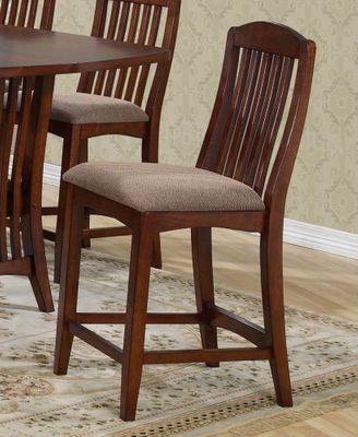 Dallas Counter Bar Stool (Set of 2) - Entree by APA Marketing - DAL-BS124RTA-SET