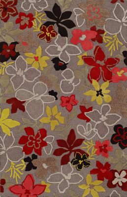 Dalyn Ambiance Flowers Area Rug in Grey - AB165