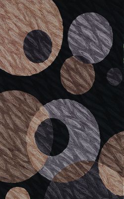 Dalyn Studio Tufted Area Rug in Black - SD24BK