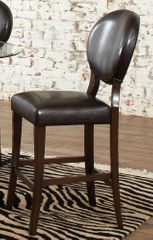 Daphne Dark Brown Counter Height Chair - Set of 2 - 104169