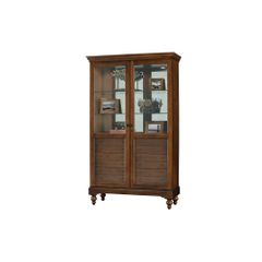 Darby Display Cabinet with 6 Drawers - Howard Miller