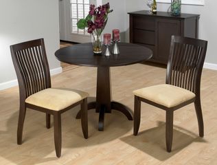 Dark Chianti Round 3 Piece Dining Set - 845-40
