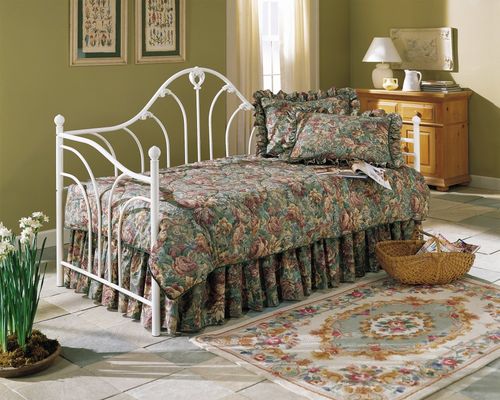 Daybed - Emma Twin Size Daybed in Antique White - Fashion Bed Group - EMM-DBED