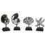 Decorative Silver Shells (Set of 4) - IMAX - 1403-4