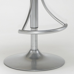 Delano Adjustable Bar Stool in Mirror Silver - Hillsdale Furniture - 4287-830