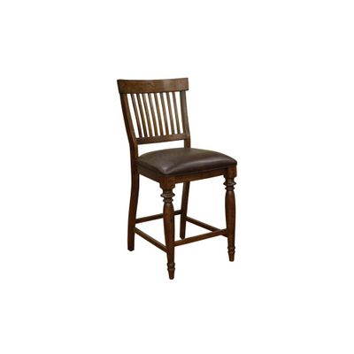 Delphina Wood Stool in Antiqued Birch - Set of 2 - American Hertiage - AH-126871ANBI