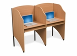 Deluxe Add-A-Carrel - Teak - BLT89869