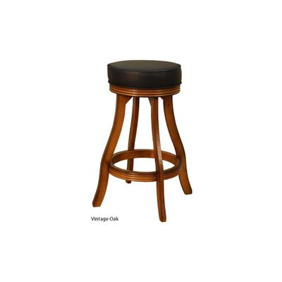 Designer Stool with Black Vinyl - American Hertiage - AH-106606BLK