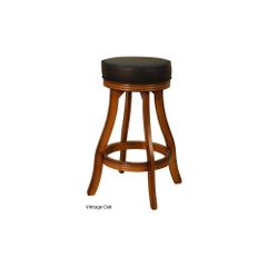 Designer Stool with Black Vinyl - American Hertiage - AH-106606BLK