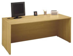 Desk 72" - Series C Light Oak Collection - Bush Office Furniture - WC60336