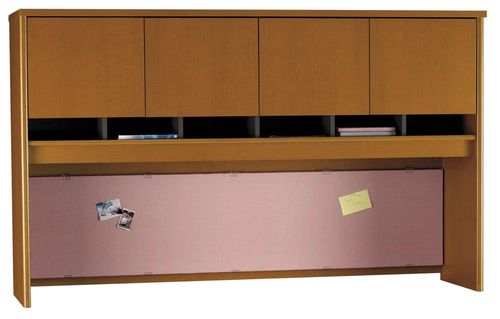Desk Hutch 60 inch - Series C Auburn Maple Collection - Bush Office Furniture - WC48562