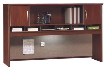 Desk Hutch 72 inch 2 Door - Series C Hansen Cherry Collection - Bush Office Furniture - WC24466